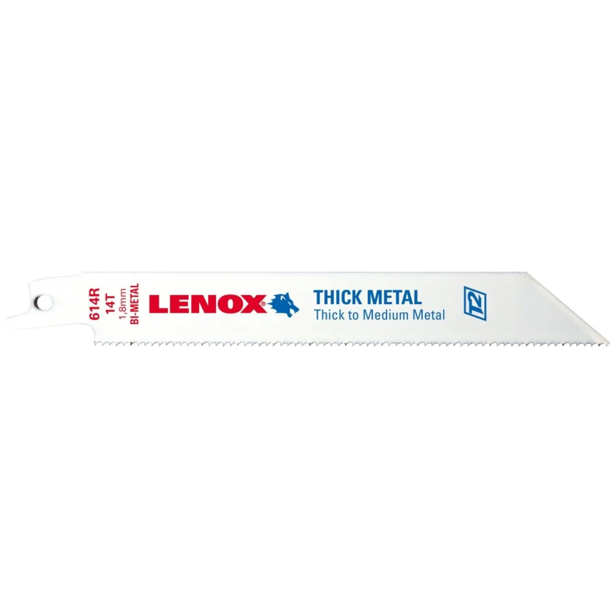 Bajonetsavklinge, 150 mm, 14 tpi, til metal, 5 stk - Lenox