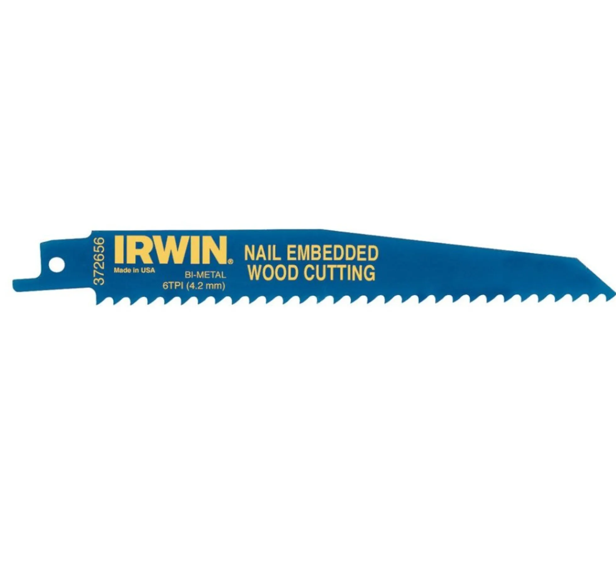 Bajonetsavklinge til træ med søm, 225 mm, 6tpi - Irwin