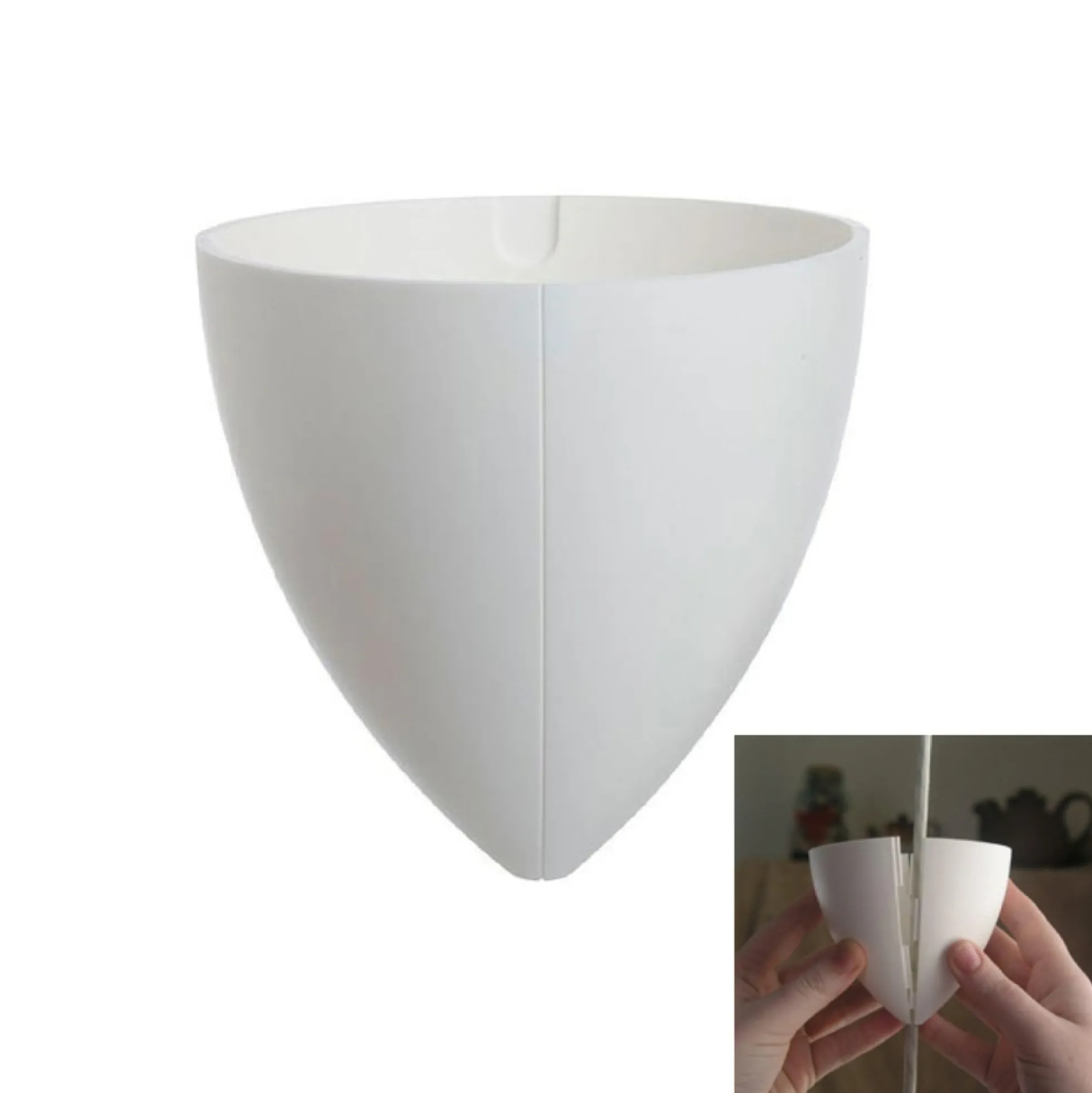 Baldakin til lampe, 2-delt