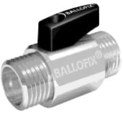 BALLOFIX kuglehane np/np m. håndtag krom - 1/2"
