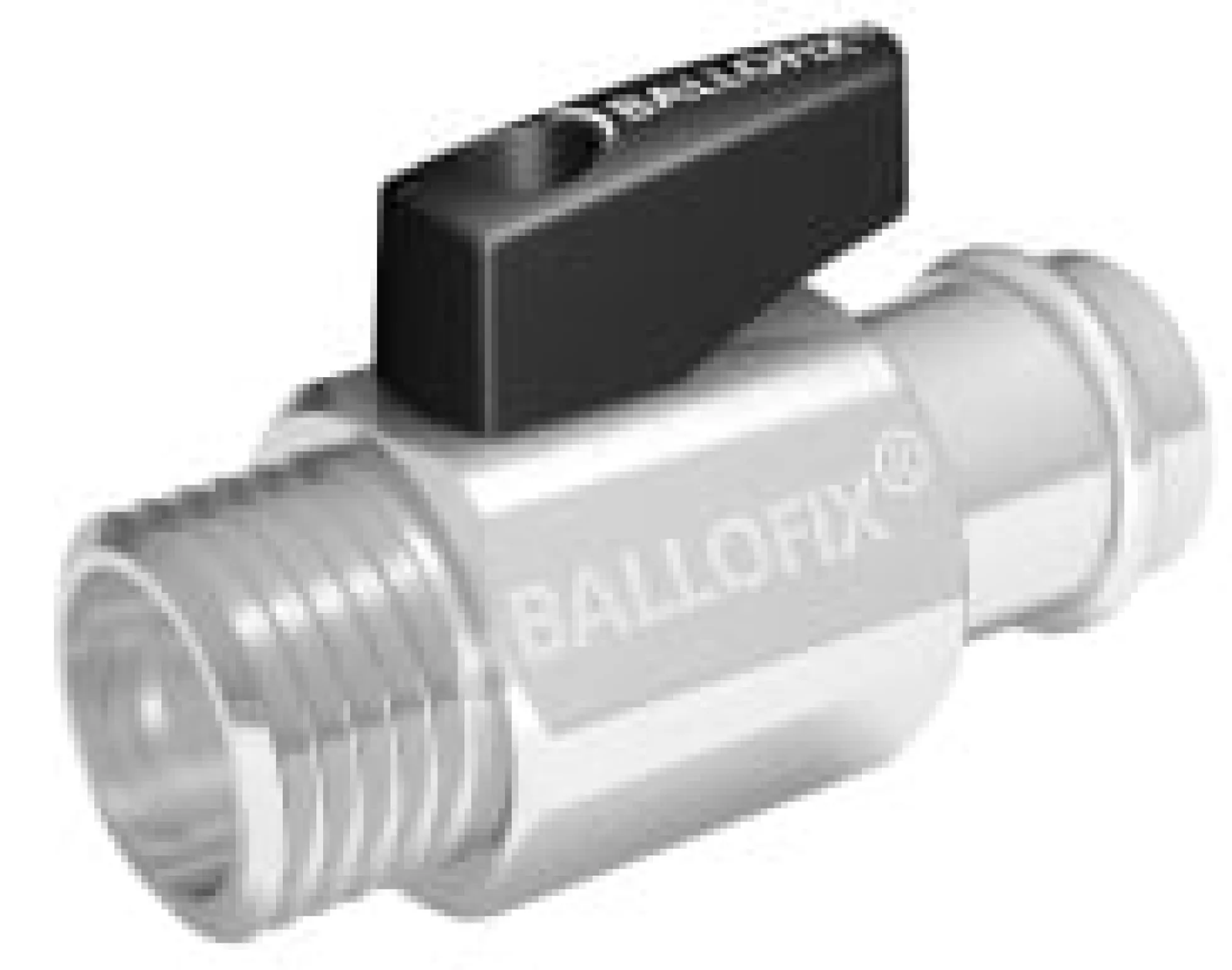 BALLOFIX kuglehane np/pres m. håndtag - 1/2" x 15 mm