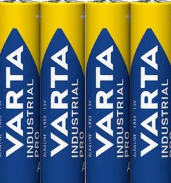 Batteri Alkaline AAA LR03-4 FO, 1,5V - Varta