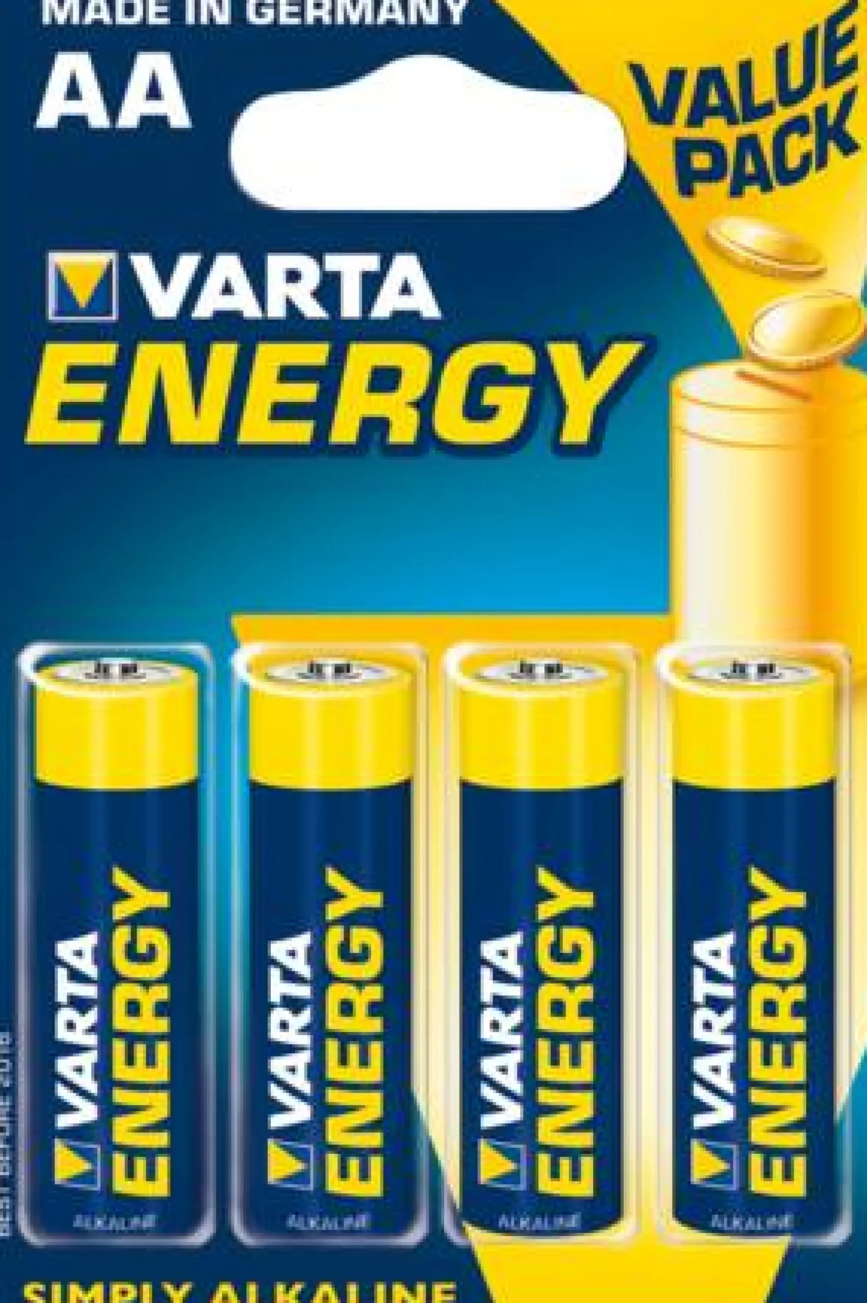 Batteri alkaline 1,5V AA LR6