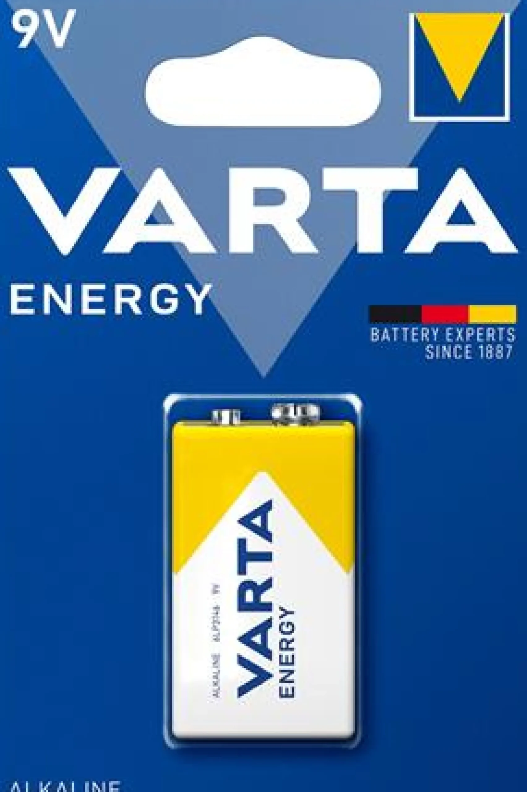 Batteri alkaline 9V 6LR61