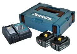 Batteripakke, 2xBL1850B 5,0Ah + DC18RC - Makita