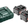 Batterisæt med lader 18V, 2x4,0Ah, ASC55