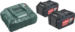 Batterisæt med lader 18V, 2x4,0Ah, ASC55