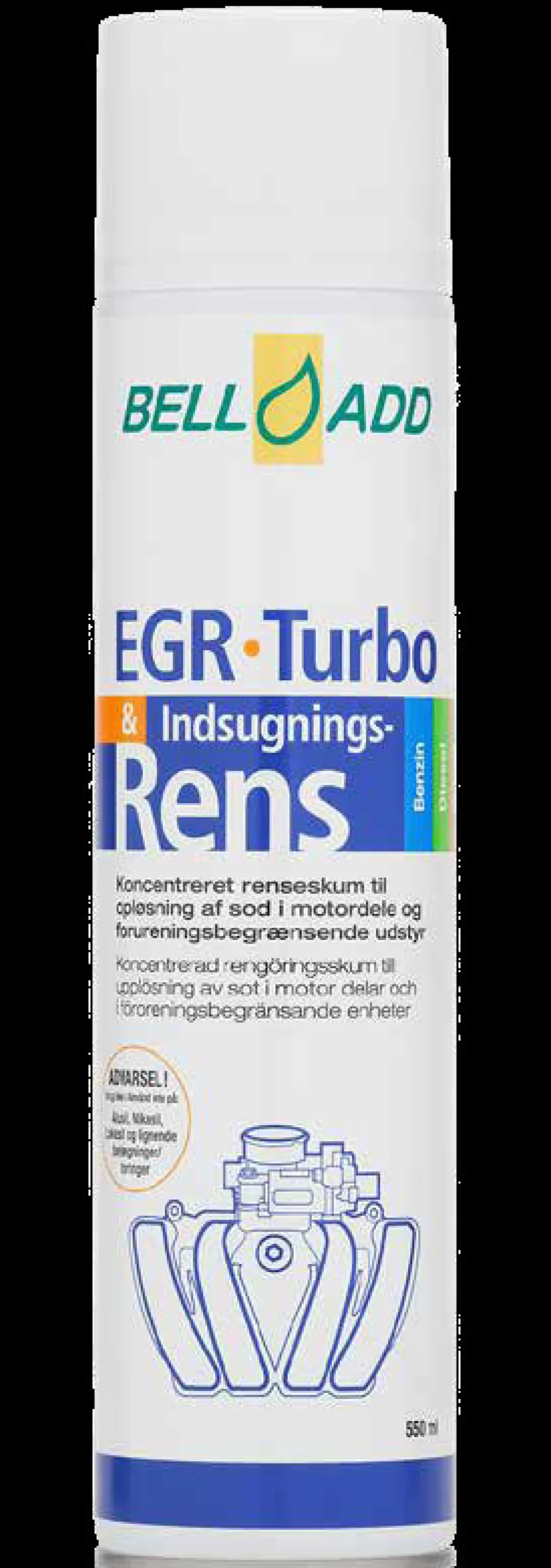 Bell Add EGR Turbo og Indsugningsrens, 550 ml aerosol