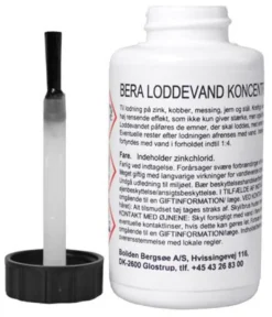 Bera loddevand, koncentreret, 100 ml med pensel