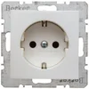 Berker – stikkontakt, 1 modul, til S.1/B.3/B.7, hvid