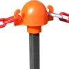 Beskyttelseshætte til brolæggerpløk, NOVAP, 8-20 mm, orange