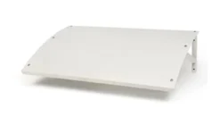 Beskyttelsestag til varmepumpe XL, metal, hvid RAL 9002