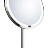 Beslagsboden Sminkespejl LED, forkromet