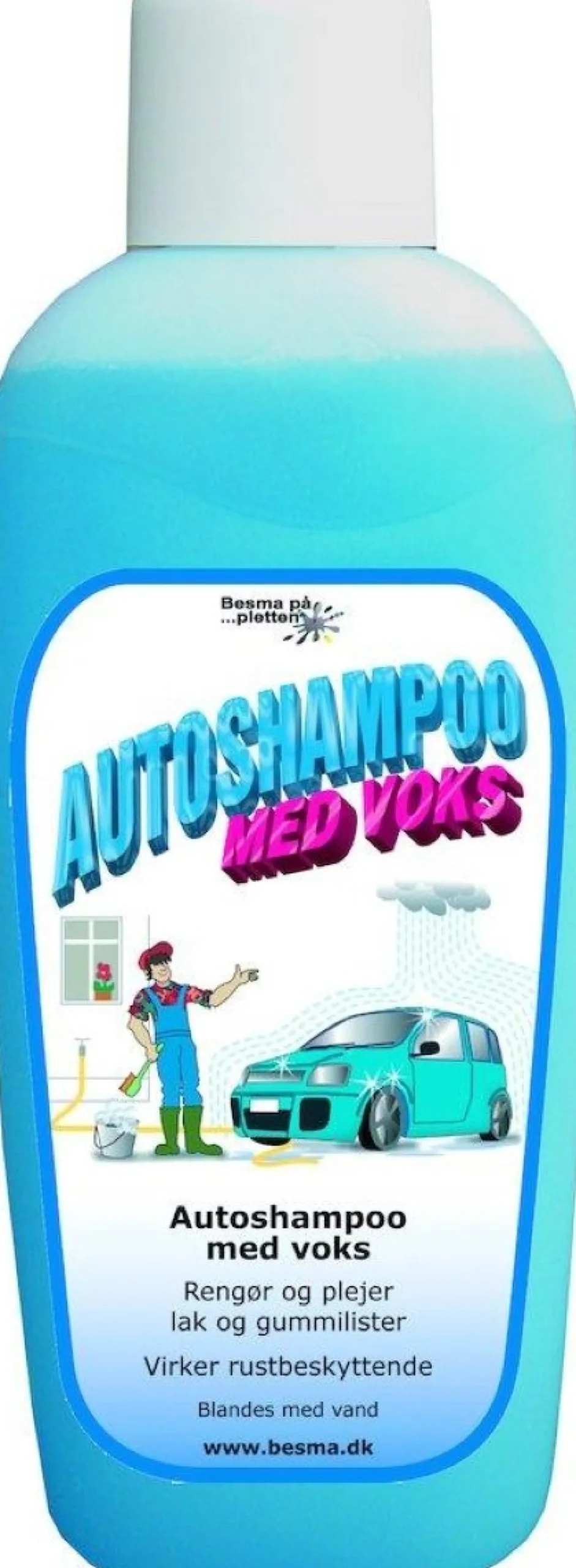 Besma autoshampoo med voks, 1 liter