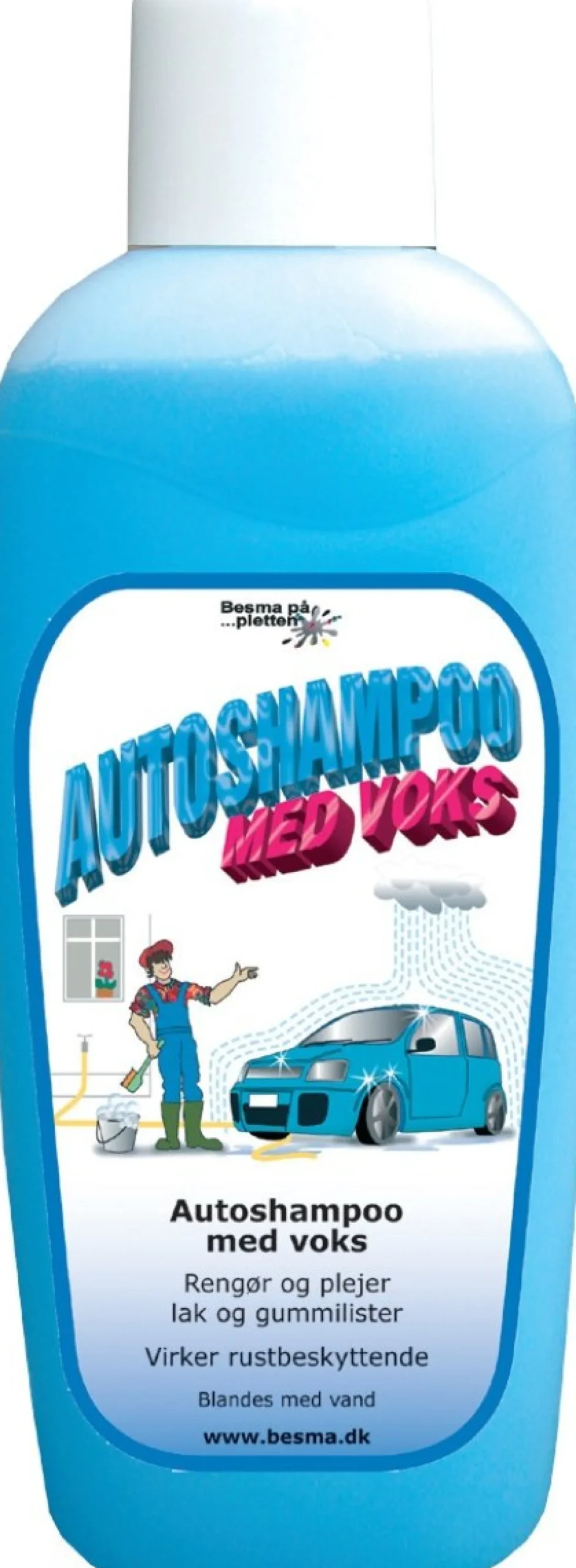 Besma autoshampoo med voks, 1 liter