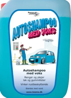Besma autoshampoo med voks, 5 liter