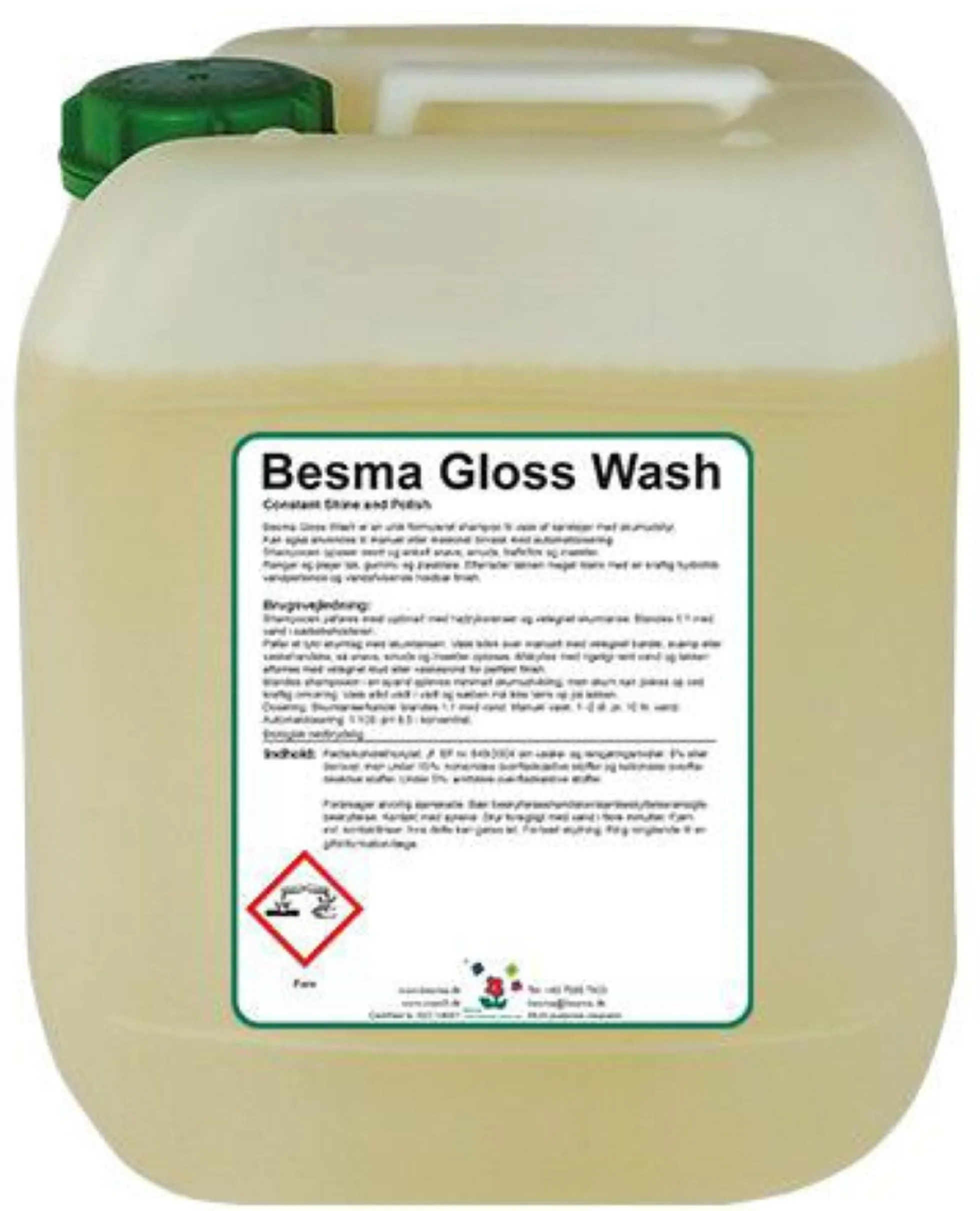 Besma Gloss Wash, 210 liter