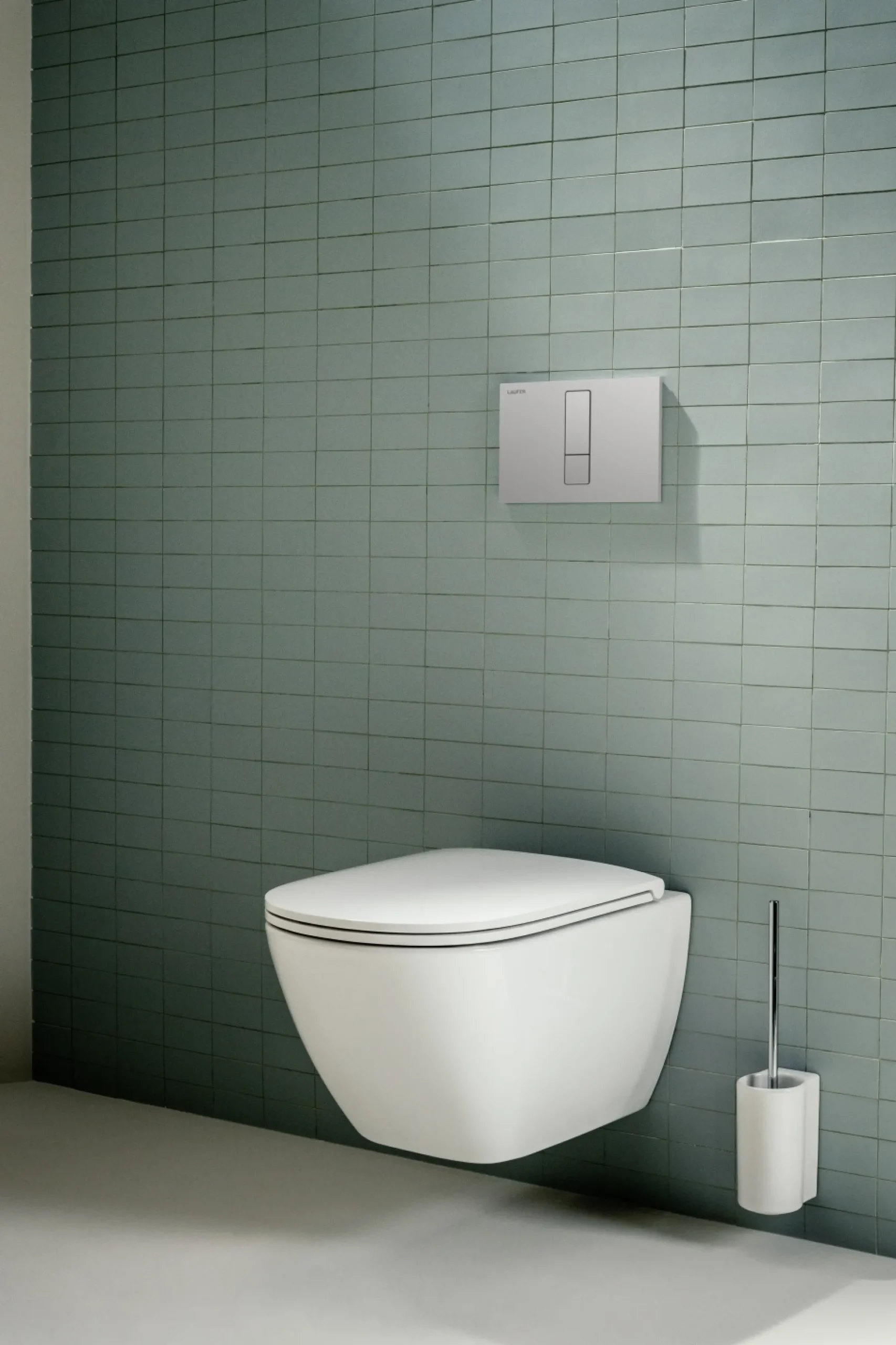 Betjeningsplade LIS AW103, rustfri stål - Laufen