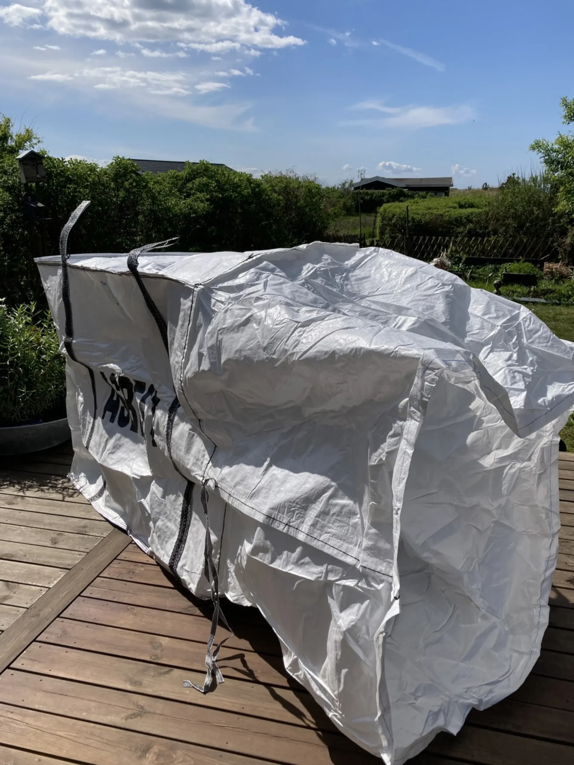 BIG BAG til asbest, 97x117x147 cm, til sidefyldning