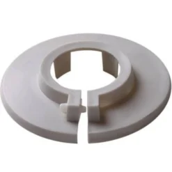 Birtec roset, 10 mm, grå, 2-delt med krave
