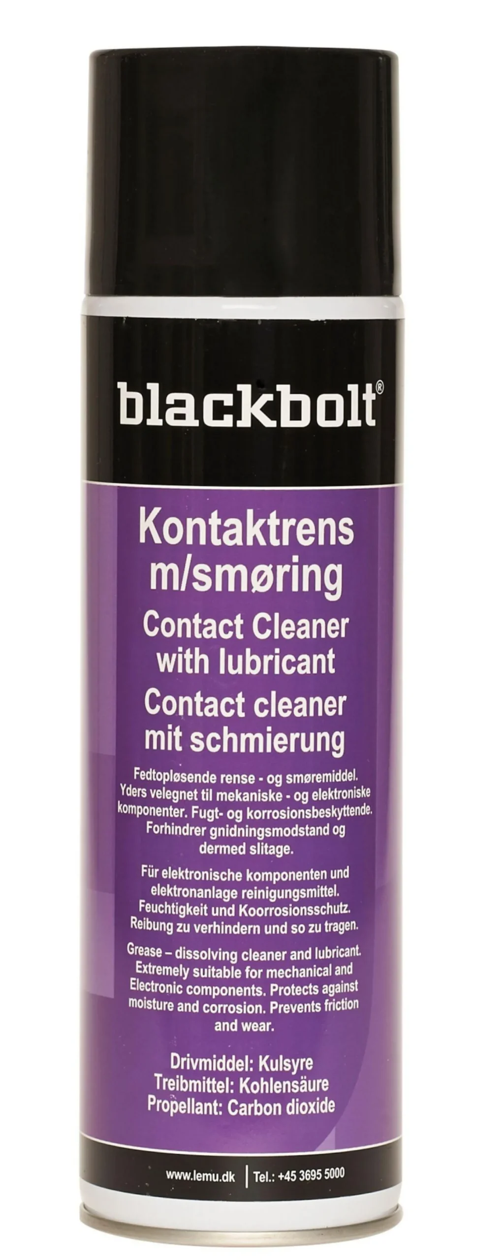 Blackbolt Kontaktrens med Smøring, 500 ml