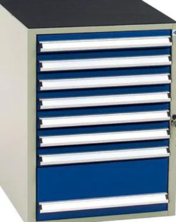 Blika skuffeskab SS-1.8A, RAL 7035/5017