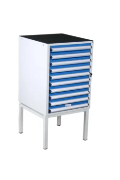 Blika skuffeskab SS-1.10, RAL 7035/5017