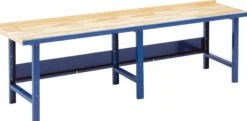 Blika værkstedsbord VBB-1.30, grundbord RAL 5017