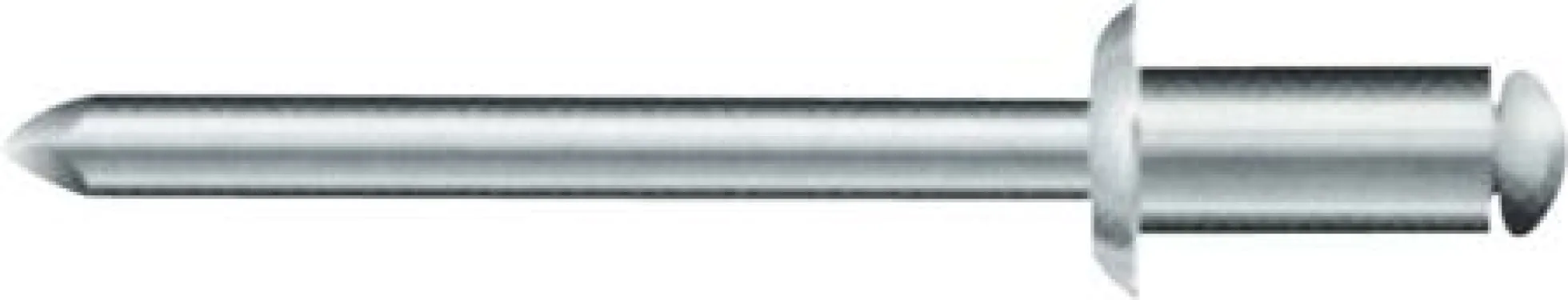 Blindnitte, alu./stål, 4,8 x 18 mm, nitteevne 12-14 mm, Lobster