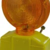Blinklampe, dobbelt LED, 6V, 180mm, gul linse