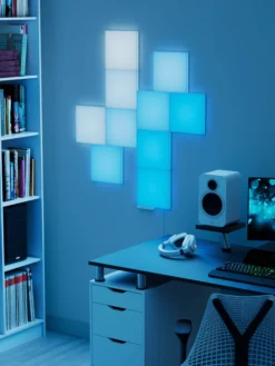 Blocks Big Squares Smart LED-lyspaneler startpakke, 10-pak - Nanoleaf