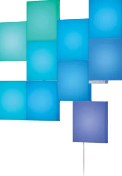 Blocks Big Squares Smart LED-lyspaneler startpakke, 10-pak - Nanoleaf