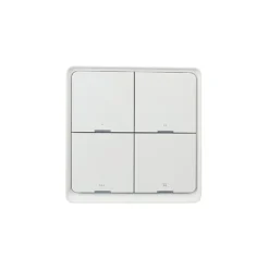 Bluetooth batteritryk med 4 knapper, virker med Tuya/Smart Life, hvid - Spectrum Smart