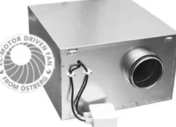Boksventilator IRB 200C1, med EC motor, 230V - Lindab