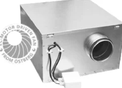 Boksventilator IRB 200C1, med EC motor, 230V - Lindab