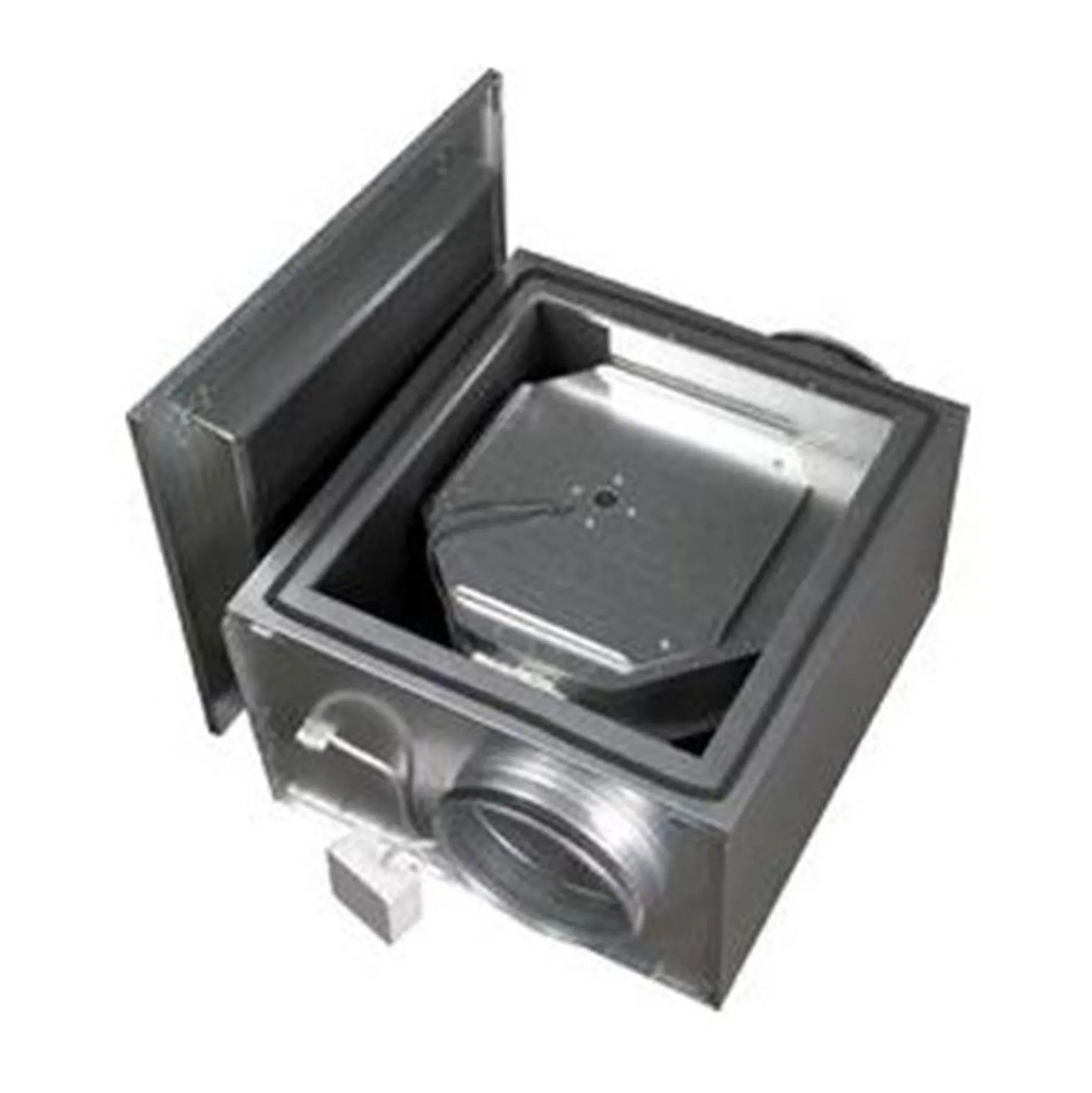 Boksventilator IRE, 125 mm, isoleret
