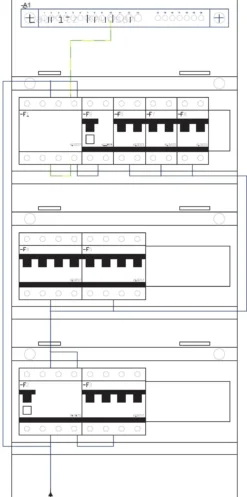 Boligtavle LLK3 T01.3030 med transient T2/20, hvid