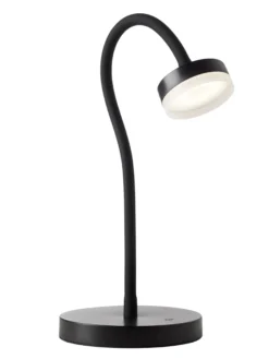 Bordlampe Tulipan, Sort