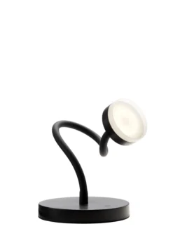 Bordlampe Tulipan, Sort