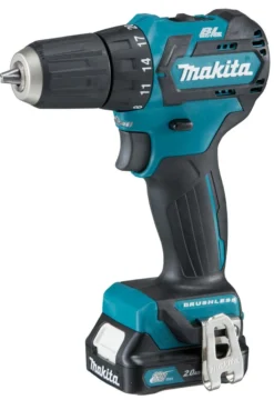 Bore-/skruemaskine, 10,8V, 2x2,0Ah + lader - Makita