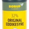 Borup Eddikesyre 32%, flaske a 1 liter