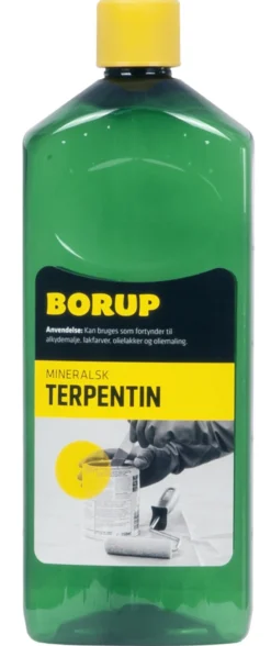 Borup Mineralsk Terpentin, 1 liter flaske