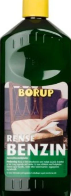 Borup Rensebenzin, 1 liter flaske - Effektiv pletfjerner og affedtningsmiddel