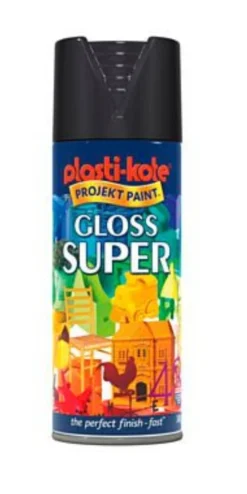 Borup Super Spraymaling Sort Blank 9005b, 400 ml