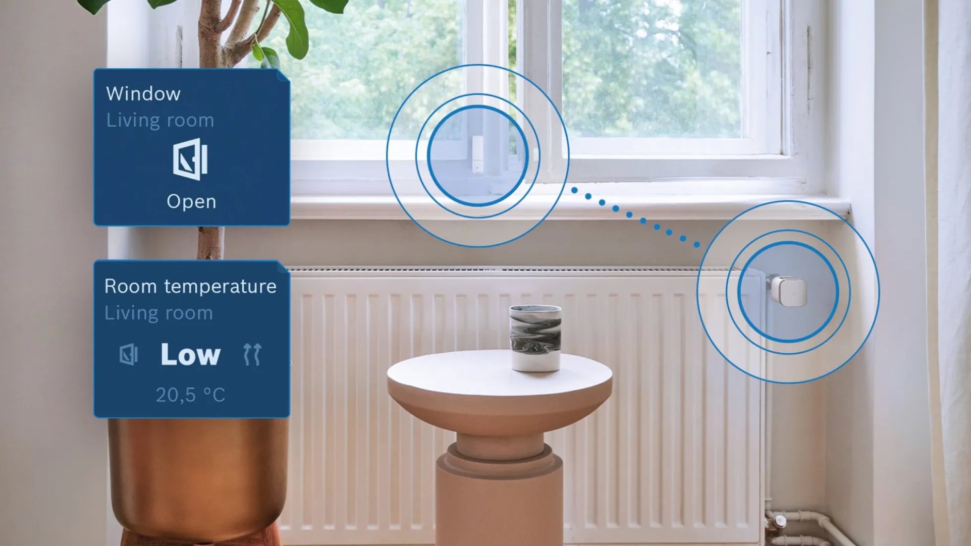 Bosch Smart Home II dør- og vinduessensor, Matter