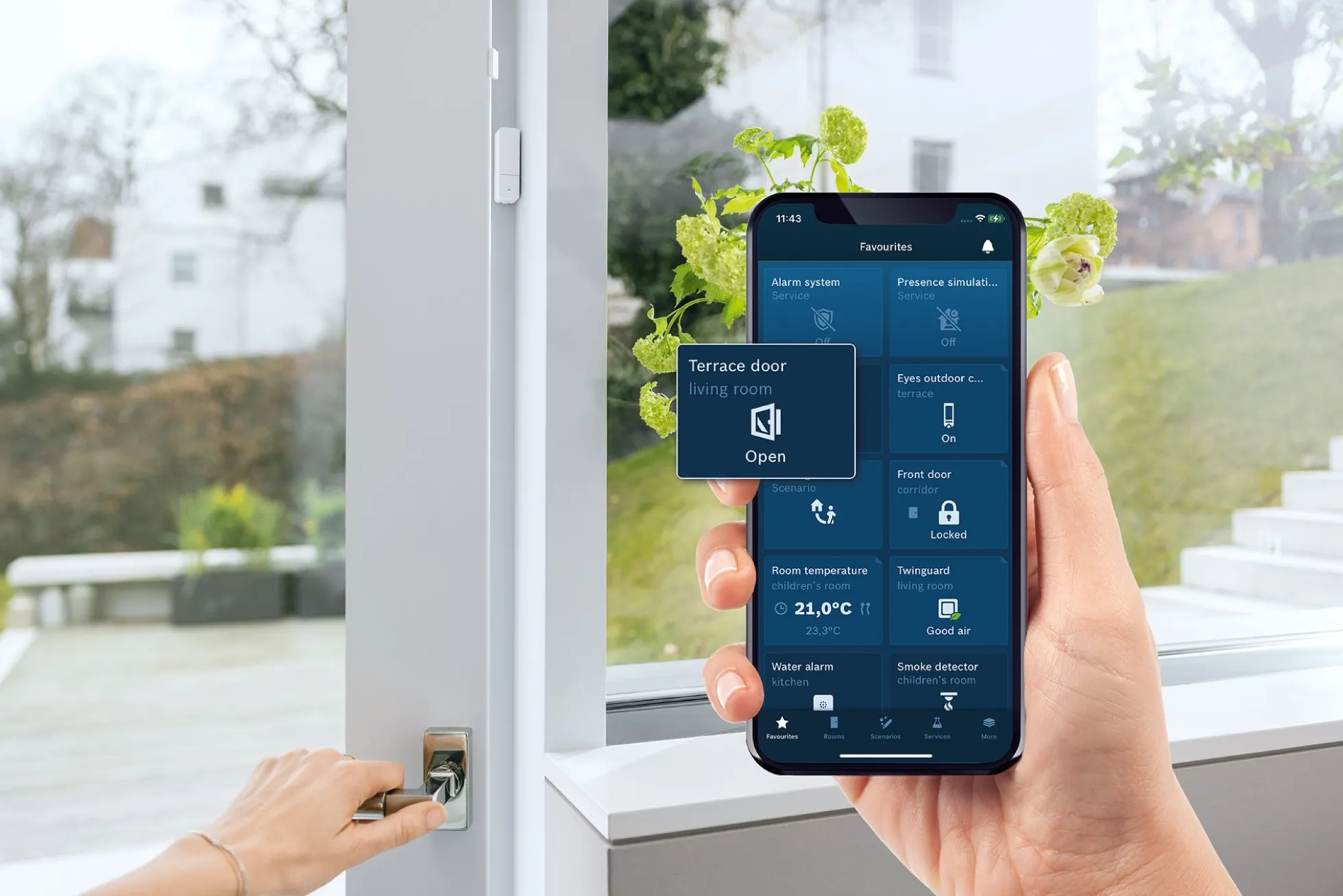 Bosch Smart Home II dør- og vinduessensor, Matter