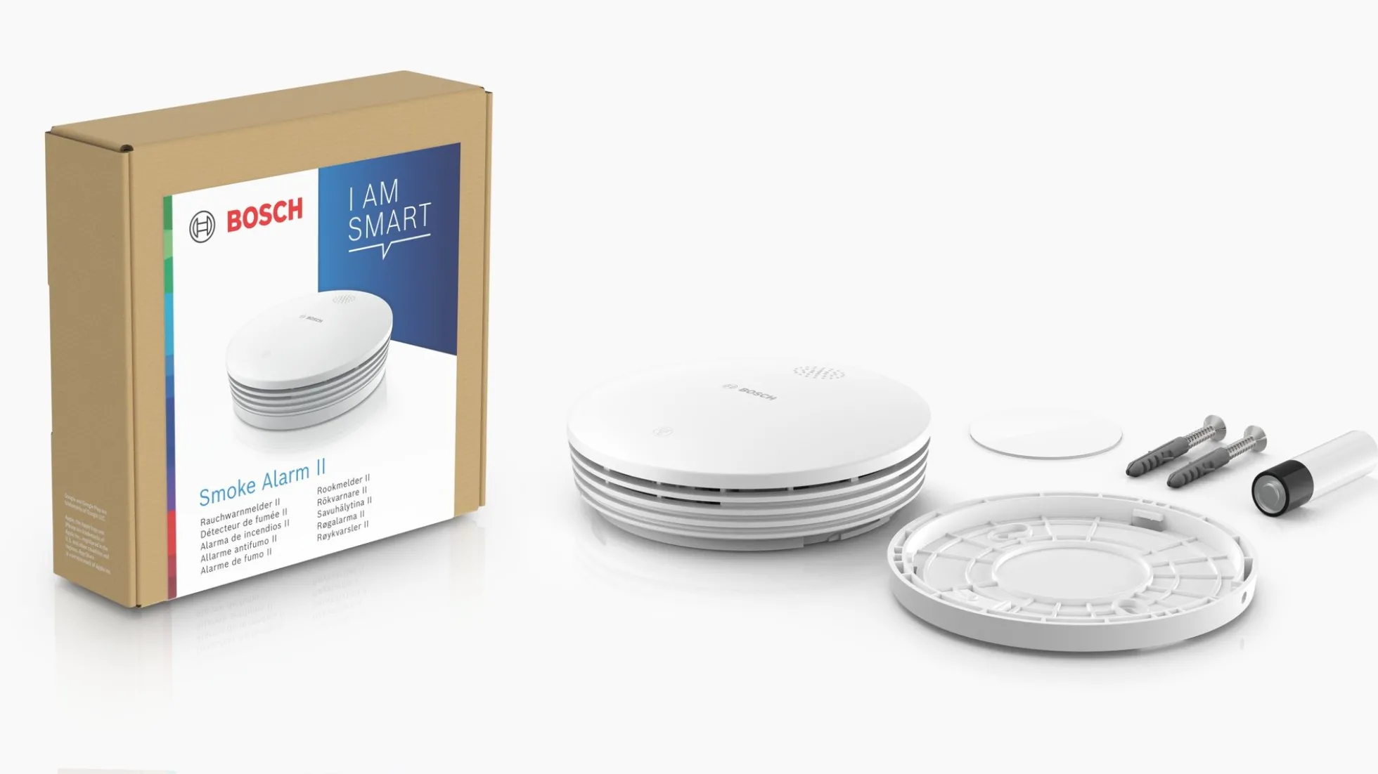 Bosch Smart Home II plus, røgalarm, Zigbee 3.0