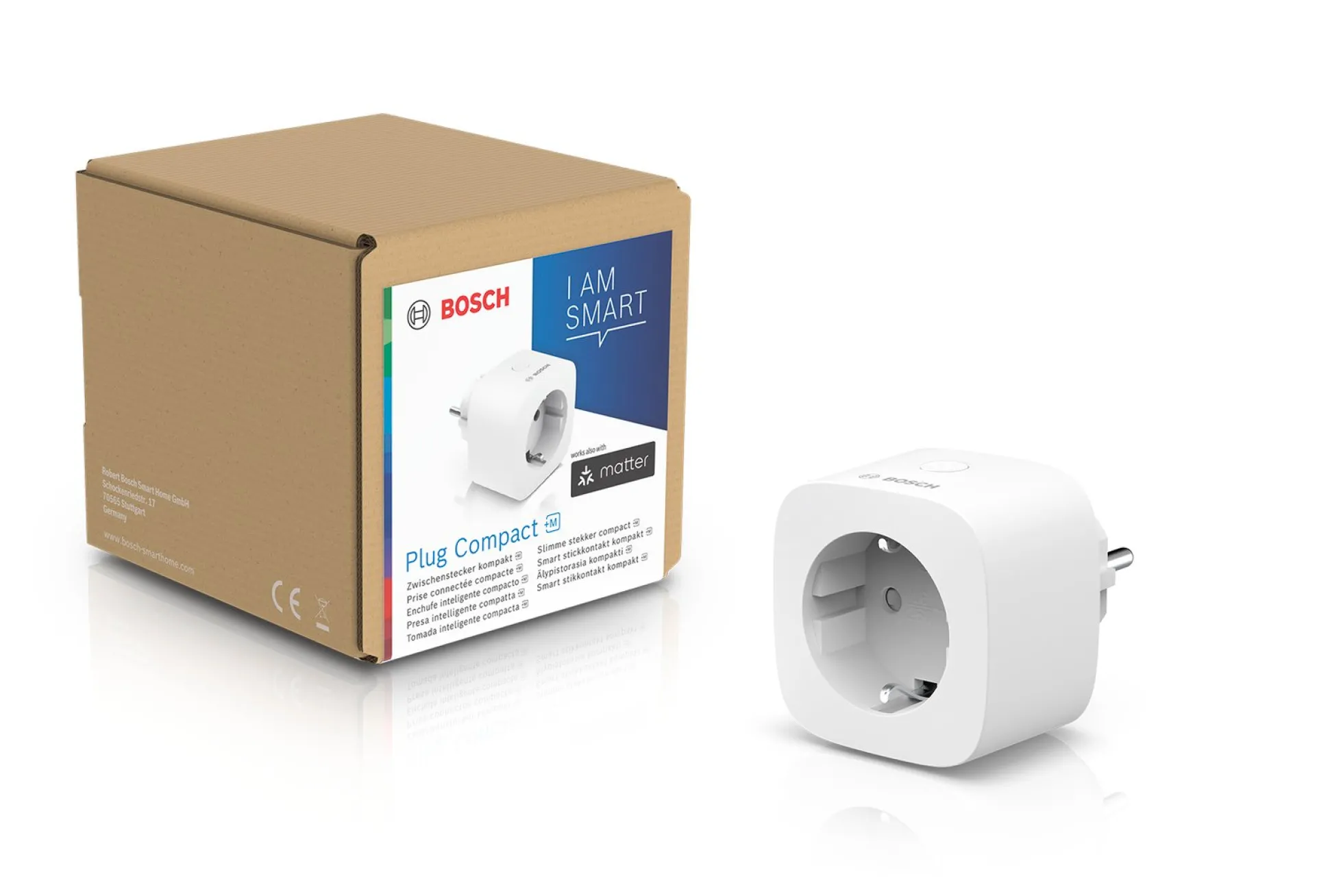 Bosch Smart Home stikkontakt kompakt, Matter