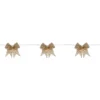 Bowie lyskæde, 10 LED lys, guld sløjfer, 2,25 meter - Star Trading