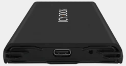 Bærbar M.2 NVMe PCIe SSD, USB 3.2 Gen2 10Gbps eksternt kabinet